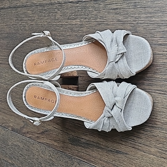 RAMPAGE CHUNKY HEELS SIZE 7 - Picture 6 of 14